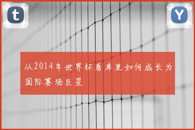 从2014年世界杯看库里如何成长为国际赛场巨星