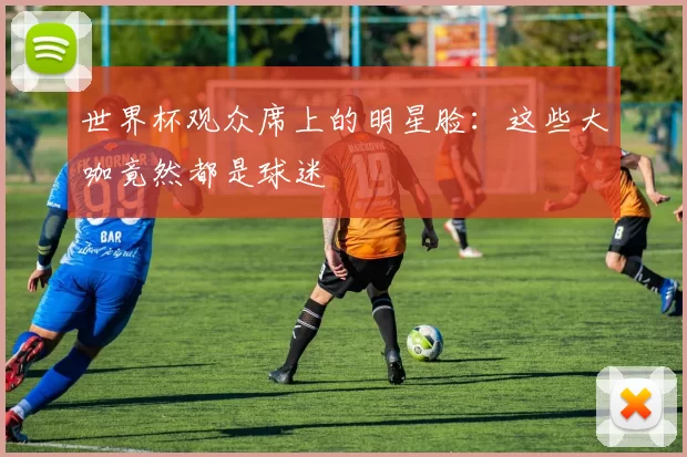 世界杯观众席上的明星脸：这些大咖竟然都是球迷